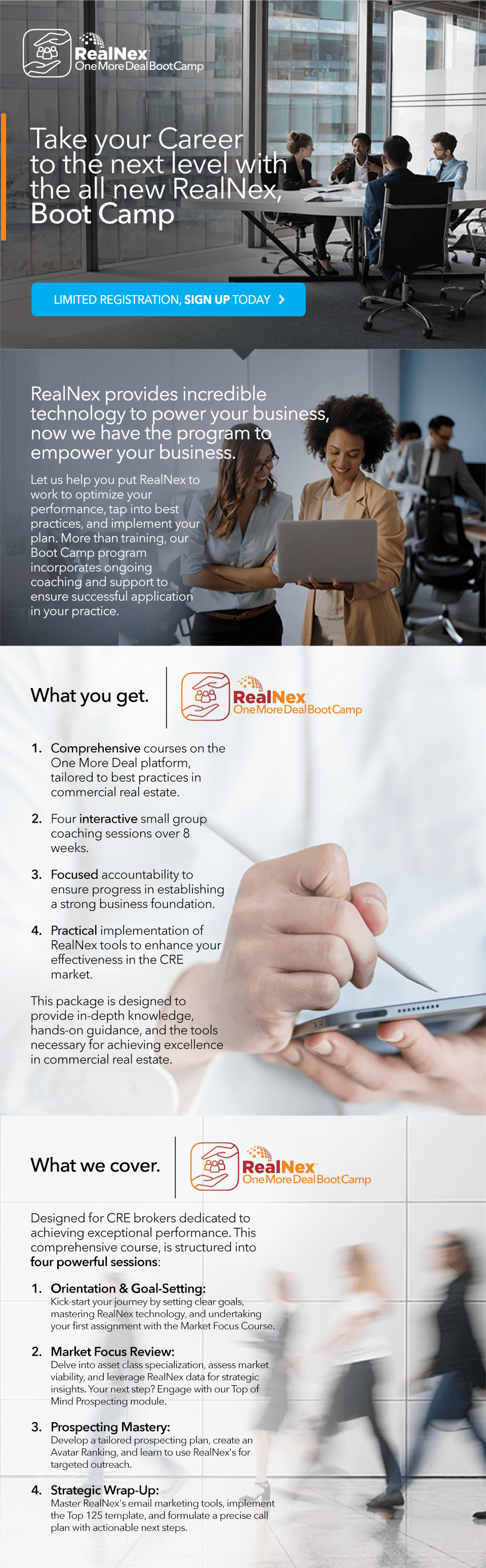 RealNex Boot Camp: Take your Career to the next level with the all new RealNex, Boot Camp!