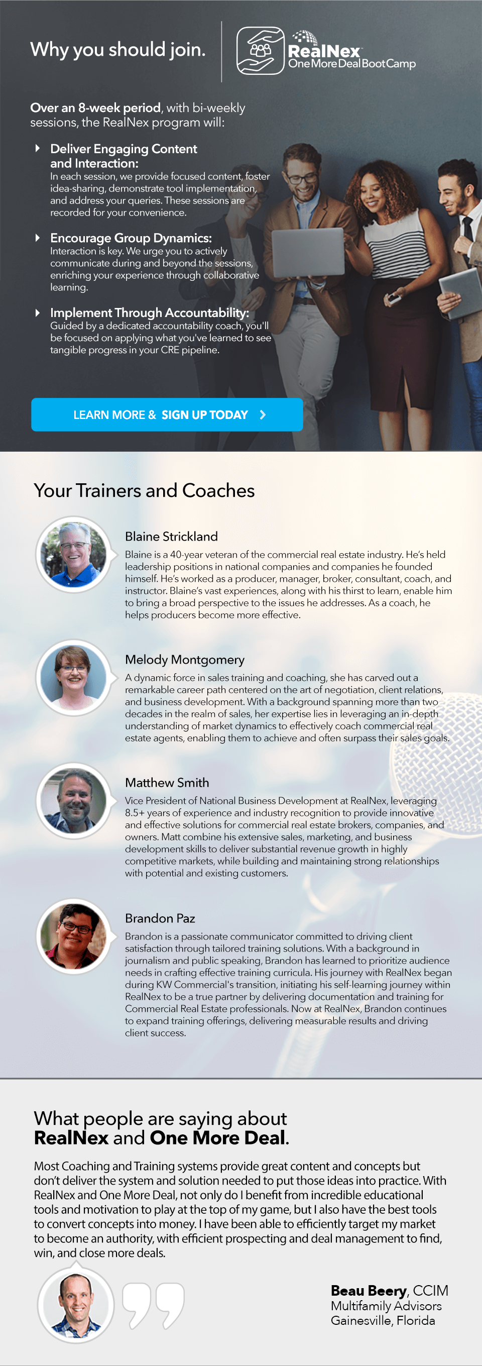 Why you should join the RealNex Boot Camp…