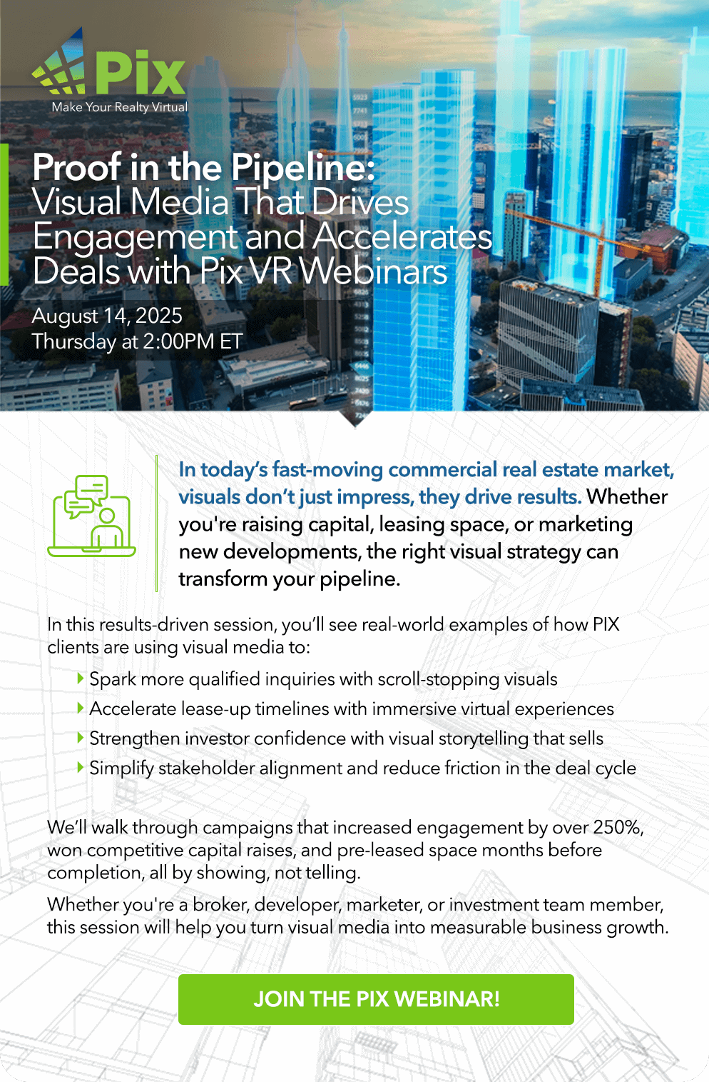 Pix Webinar Series: Proof in the Pipeline - Aug 14, 2025